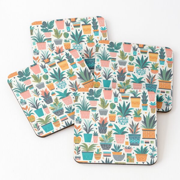 Item preview, Potted plant pattern designed and sold by LittleBucolic.