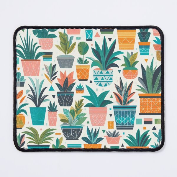 Item preview, Potted plant pattern designed and sold by LittleBucolic.