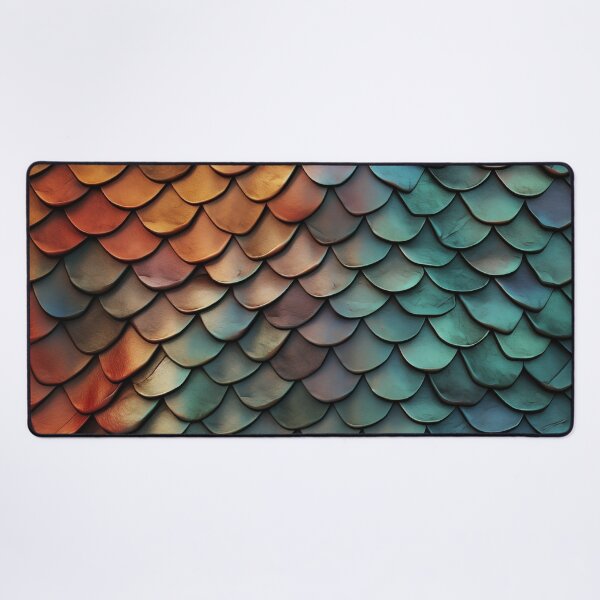 Item preview, Scales Pattern, Colorful 3D designed and sold by purelypatterns.