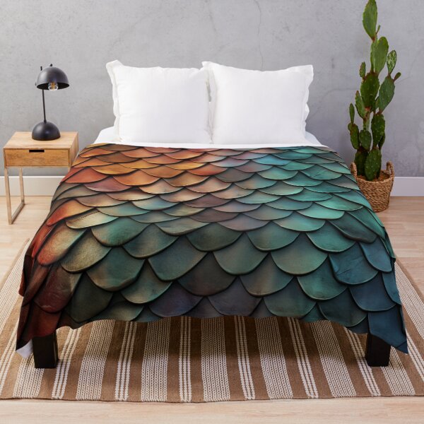 Item preview, Scales Pattern, Colorful 3D designed and sold by purelypatterns.