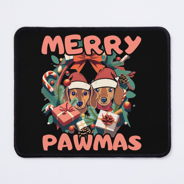 Item preview, Merry Pawmas Daschund Christmas designed and sold by EdytaGister.
