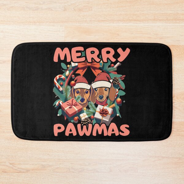 Item preview, Merry Pawmas Daschund Christmas designed and sold by EdytaGister.