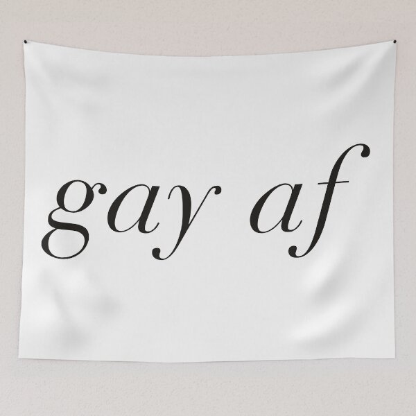 Item preview, gay af Proud & Free Script Statement designed and sold by KikiValley.