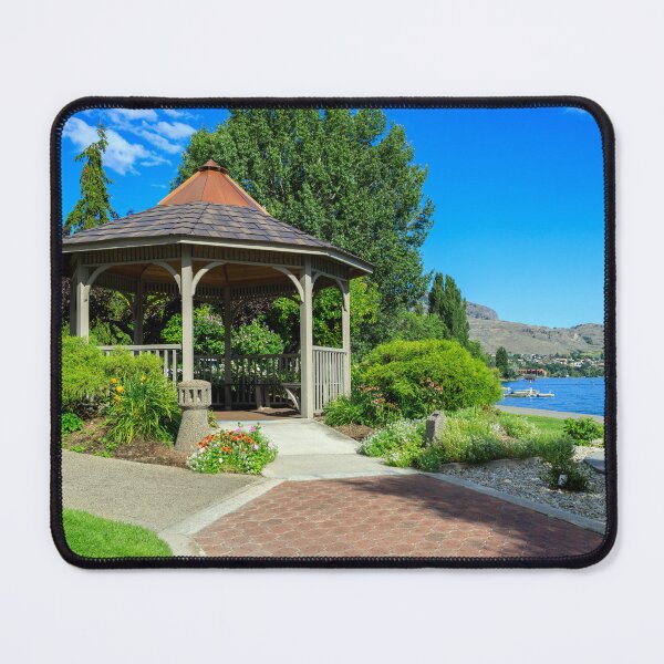 Item preview, Wooden Gazebo Park Garden Osoyoos Lake designed and sold by Kevin Miller Photography.