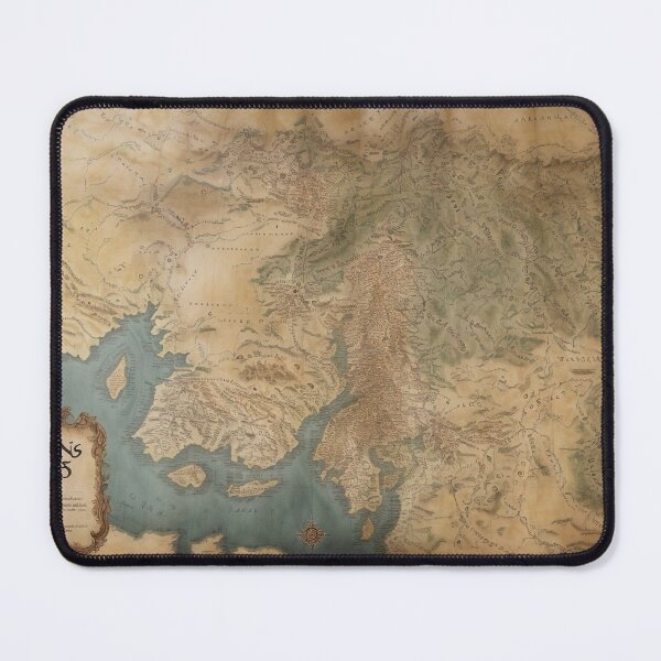 Item preview, Ancient Fantasy Map of Lore - 1 designed and sold by nyathiwa.