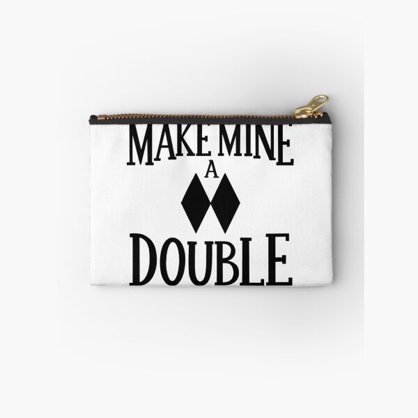 Item preview, Make Mine A Double - Après Ski Pun - in Black designed and sold by BexMorleyArt.