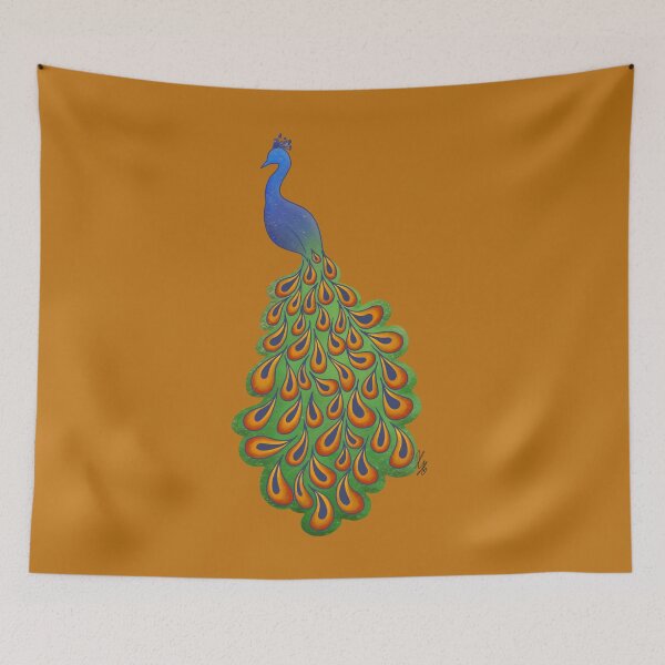 Item preview, Fancy peafowl design designed and sold by Rika Hatchshiba.