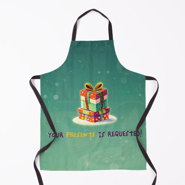 Item preview, Your Presents is Requested Funny Family Christmas Pun designed and sold by dreamline-designs.