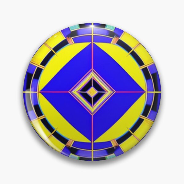 Item preview, Modern art geometric design with circles, squares and triangles.  designed and sold by Barbara Burgess.