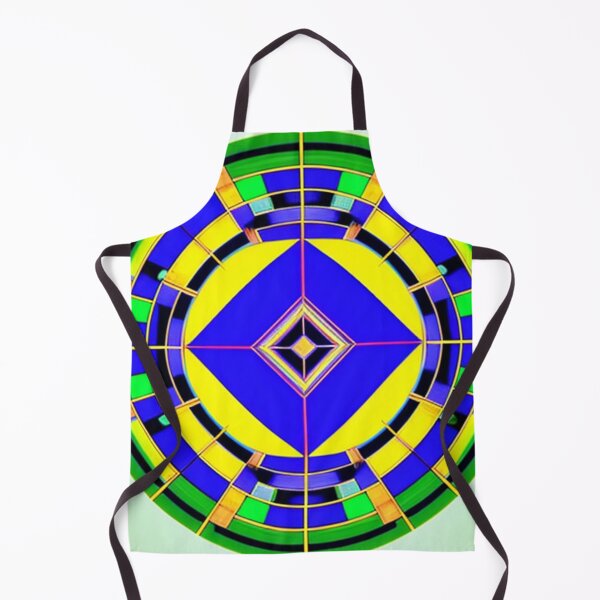 Item preview, Modern art geometric design with circles, squares and triangles.  designed and sold by Barbara Burgess.