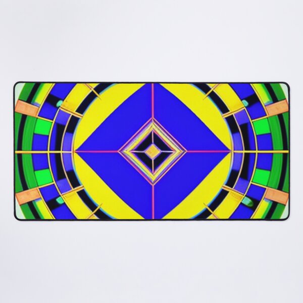 Item preview, Modern art geometric design with circles, squares and triangles. designed and sold by Barbara Burgess.