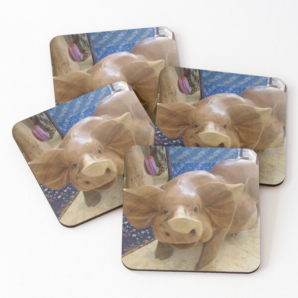 Item preview, Hand carved wooden pig designed and sold by Shulie1.