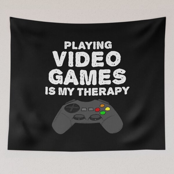 Item preview, Playing Video Games Is My Therapy designed and sold by doodlerob.