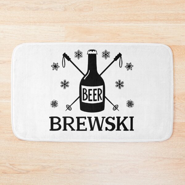 Item preview, Brewski - Après Ski Pun - in Black designed and sold by BexMorleyArt.