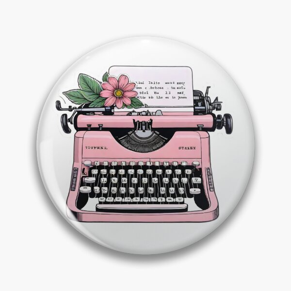 Item preview, Typewriter with flowers designed and sold by LaongfongDesign.