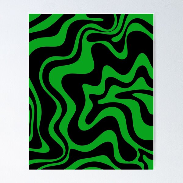 アート・デザイン・音楽 STYLE BOOK pattern and print Retro Liquid Swirl Abstract Pattern in Y2K Pink and Black