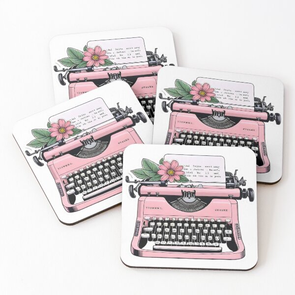 Item preview, Máquina de escribir con flores designed and sold by LaongfongDesign.