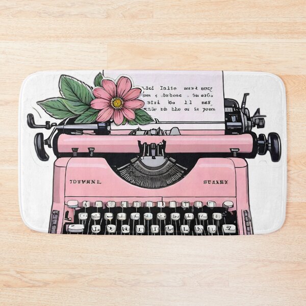 Item preview, Typewriter with flowers designed and sold by LaongfongDesign.