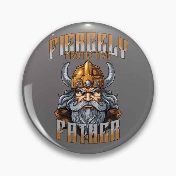 Item preview, Fiercely Protective Father designed and sold by RockBeeDesigns.