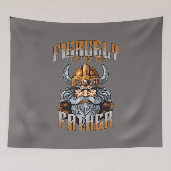 Item preview, Fiercely Protective Father designed and sold by RockBeeDesigns.