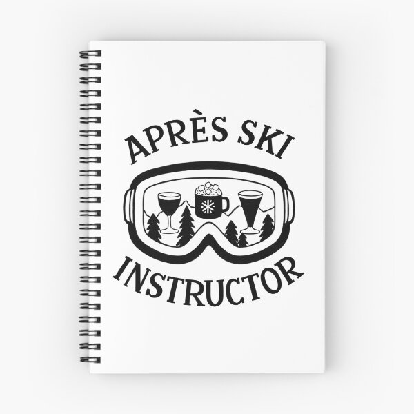 Item preview, Apres Ski Instructor - Après Ski Pun - in Black designed and sold by BexMorleyArt.