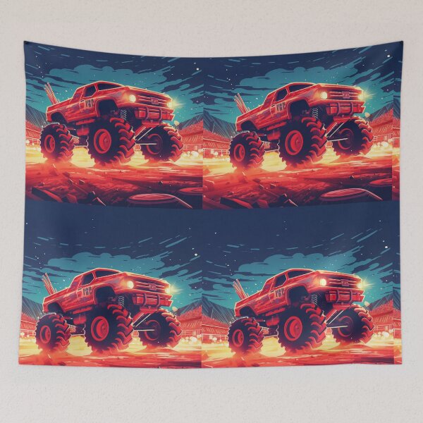 Item preview, Retro Animation Monster Truck designed and sold by Samuelsboro.