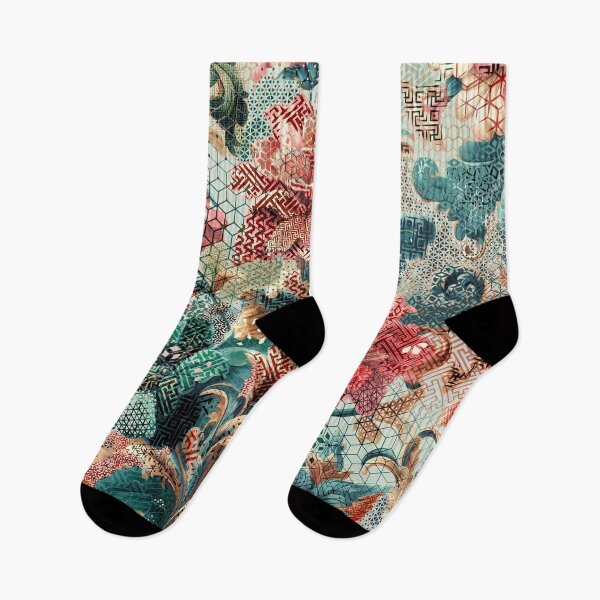 Item preview, Flower Power Glitch designed and sold by fakeface.
