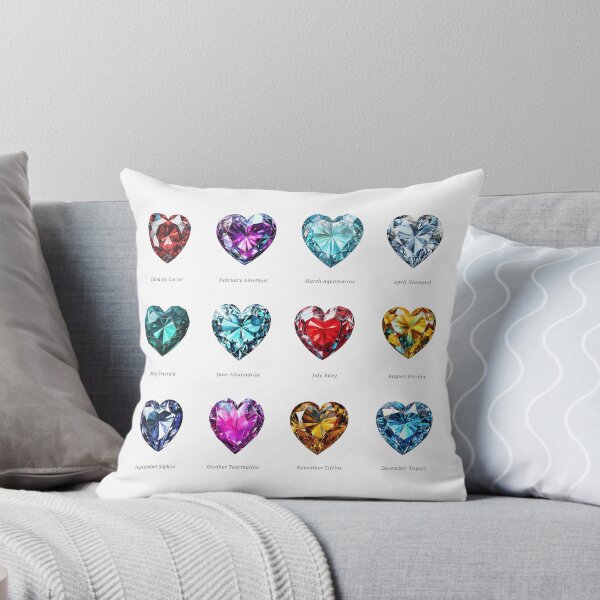 Item preview, Birthstone Heartshaped Gemstones Collection designed and sold by venomNL.