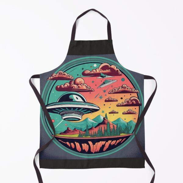 Item preview, Spaceships in the sky designed and sold by Studio-DesignWw.