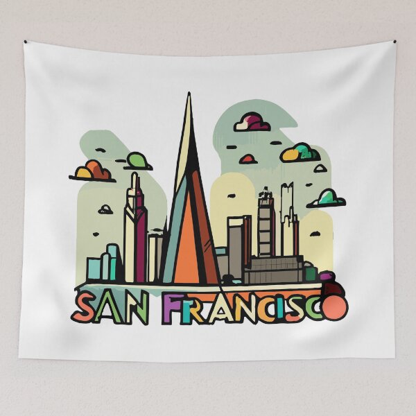 Item preview, San Francisco Cityscape designed and sold by KeepDream.