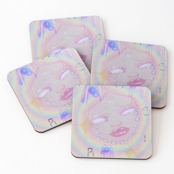 Item preview, rainbow face designed and sold by zziigzz.