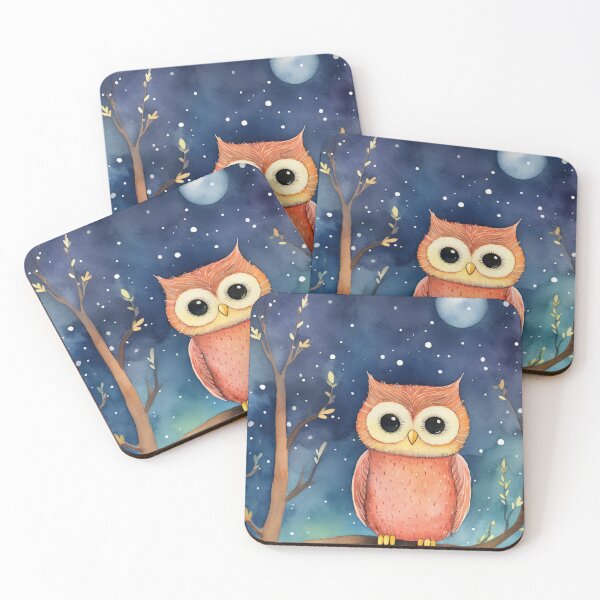 Item preview, Nocturnal Inquisitor: Wise Owl's Gaze designed and sold by LittleLuvies.