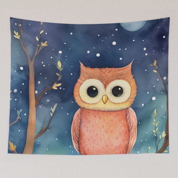 Item preview, Nocturnal Inquisitor: Wise Owl's Gaze designed and sold by LittleLuvies.