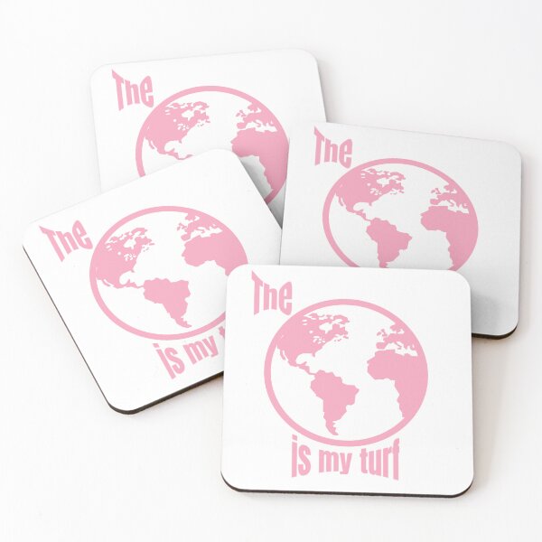 Item preview, The Earth is My Turf Pink designed and sold by MacTampa.