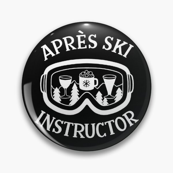 Item preview, Apres Ski Instructor - Après Ski Pun - in White designed and sold by BexMorleyArt.
