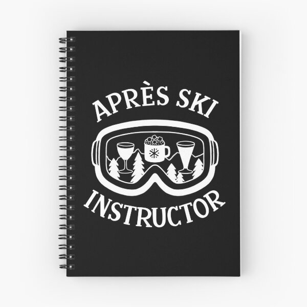 Item preview, Apres Ski Instructor - Après Ski Pun - in White designed and sold by BexMorleyArt.