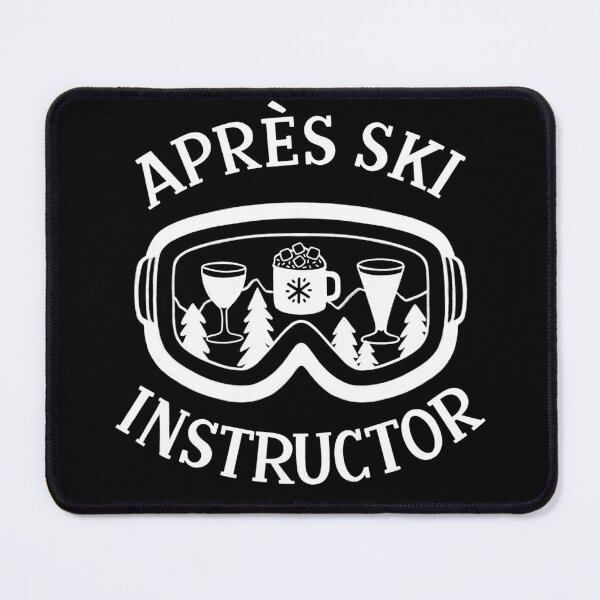 Item preview, Apres Ski Instructor - Après Ski Pun - in White designed and sold by BexMorleyArt.