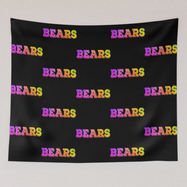 Item preview, Bears AFL Club Mask Football season, Bears Mask designed and sold by NellyWhaley.