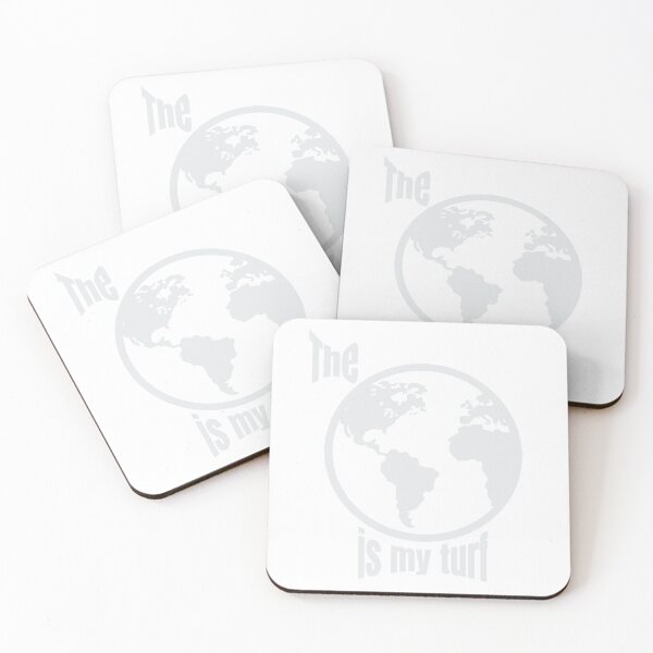 Item preview, The Earth is my Turf White designed and sold by MacTampa.
