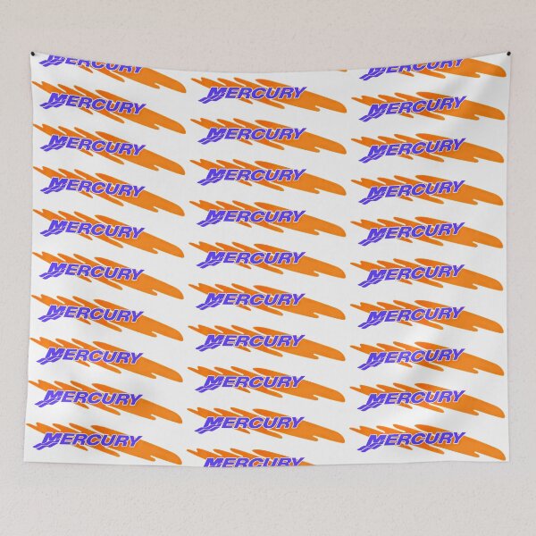 Item preview, Mercury Boating Orange Purple Wave Logo designed and sold by ChristinasMess.