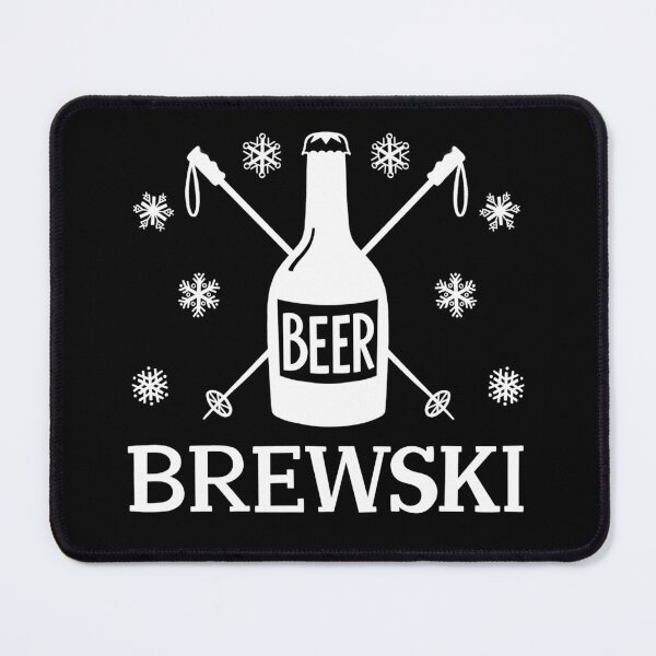 Item preview, Brewski - Après Ski Pun - in White designed and sold by BexMorleyArt.