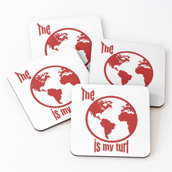 Item preview, The Earth is my Turf Red designed and sold by MacTampa.