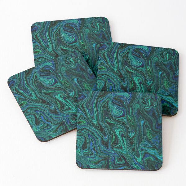 Item preview, Malachite Marble Desk Mat/Card Mat designed and sold by myamcd.