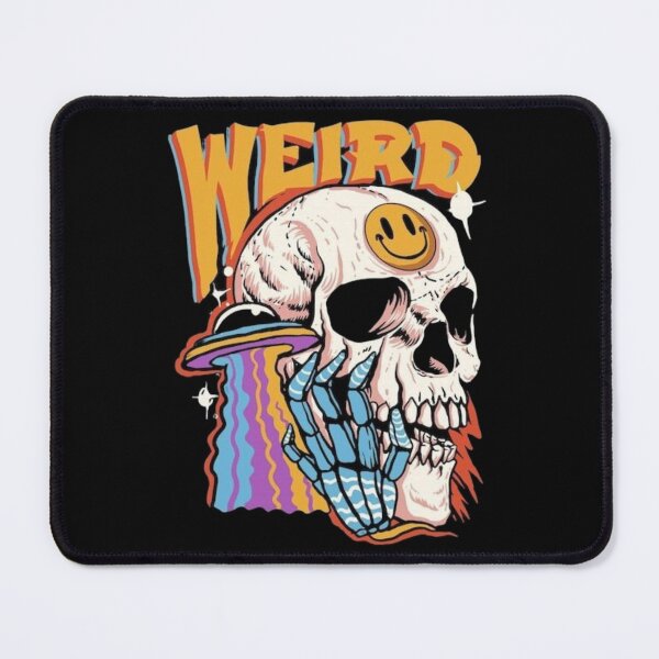 Item preview, Alien skull with ufo illustration FANMADE designed and sold by skzlv.