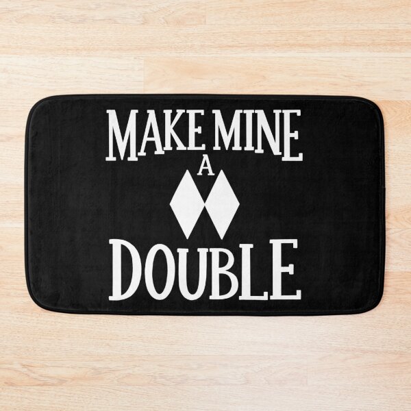 Item preview, Make Mine A Double - Après Ski Pun - in White designed and sold by BexMorleyArt.