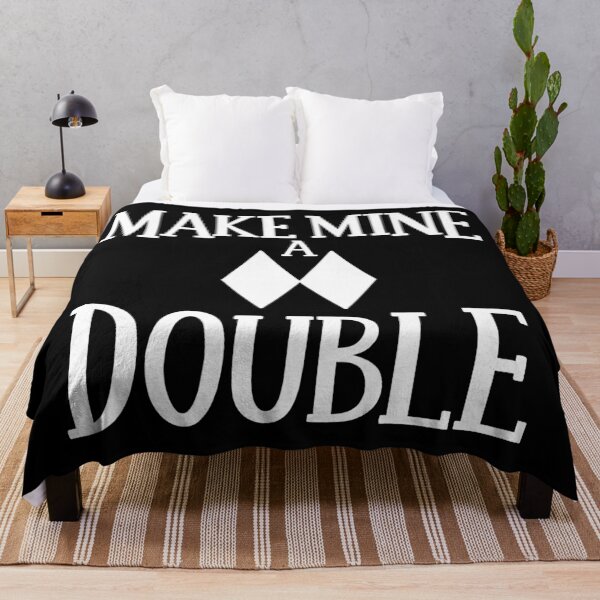 Item preview, Make Mine A Double - Après Ski Pun - in White designed and sold by BexMorleyArt.