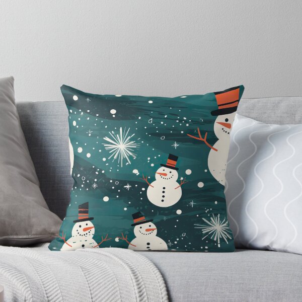 Item preview, Snowmen Tiled Pattern designed and sold by Yogimeister.