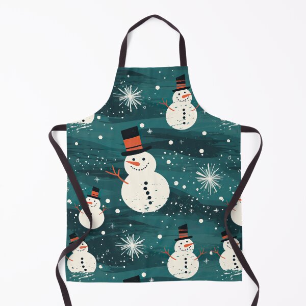Aperçu de l'œuvre Snowmen Tiled Pattern créée et vendue par Yogimeister.