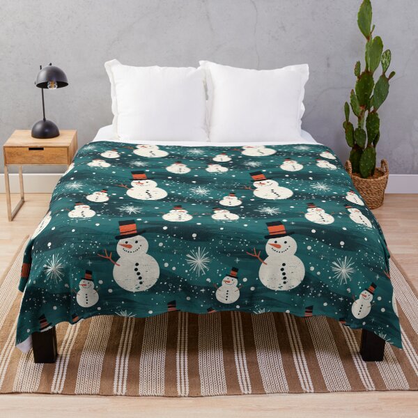 Item preview, Snowmen Tiled Pattern designed and sold by Yogimeister.