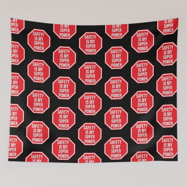 Item preview, Safety Is My Superpower designed and sold by HappyDelights.